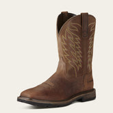 Ariat / Groundbreaker Wide Square Toe Steel Toe Work Boot