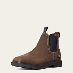 Ariat / Groundbreaker Chelsea Wide Square Toe Waterproof Steel Toe Work Boot