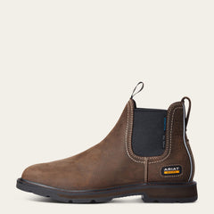 Ariat / Groundbreaker Chelsea Wide Square Toe Waterproof Steel Toe Work Boot