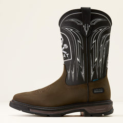 Ariat / WorkHog XT Bolt Skull Waterproof Wide Square Toe Work Boot