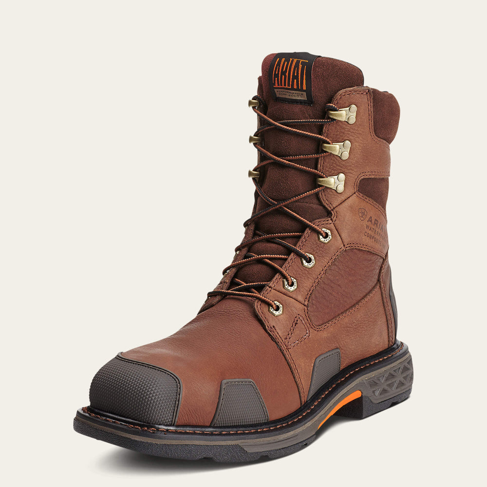 Ariat / OverDrive 8" Wide Square Toe Waterproof Composite Toe Work Boot