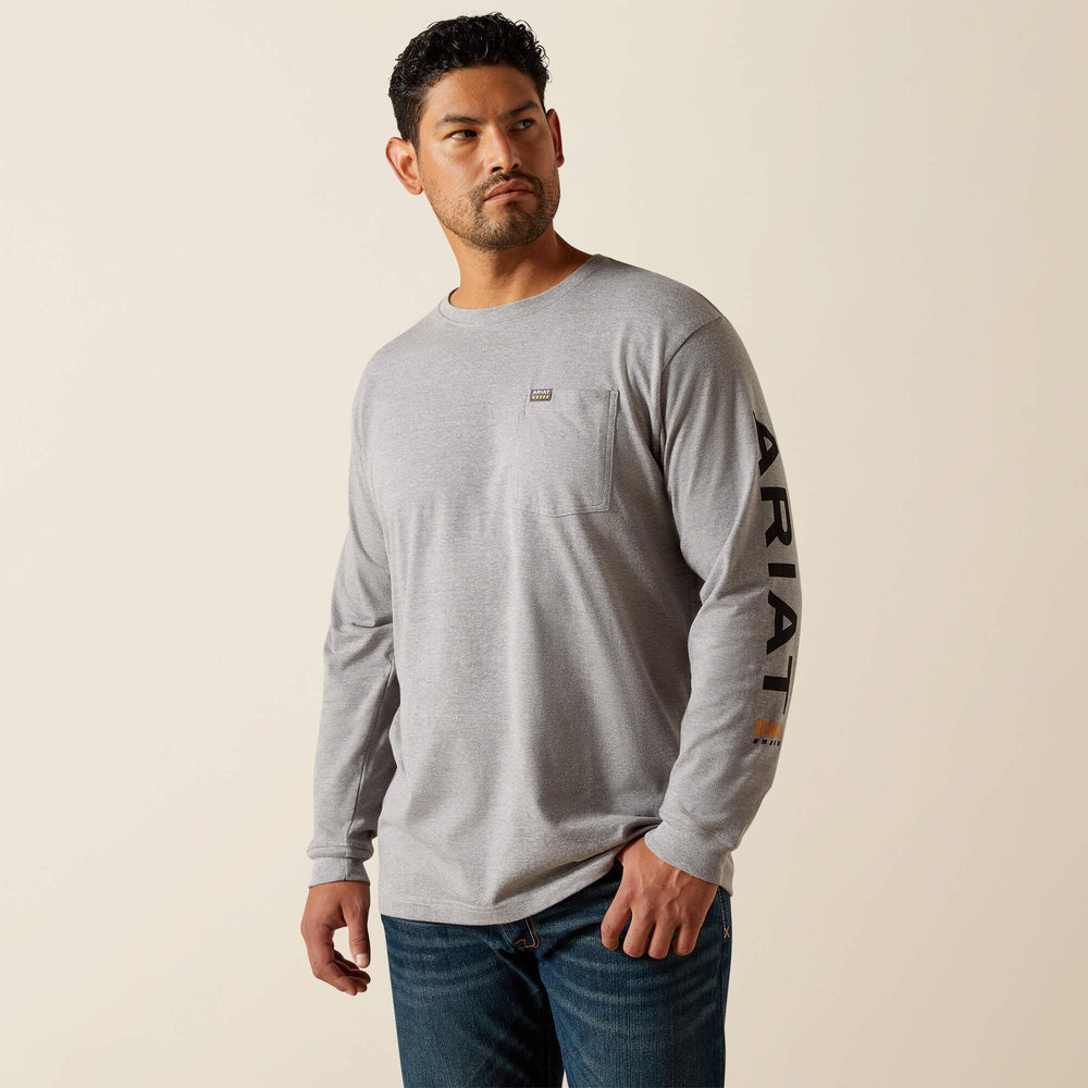 Ariat / Rebar Cotton Strong Standard Logo Pocket T-Shirt