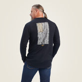 Ariat / Rebar Workman Reflective Flag Graphic T-Shirt