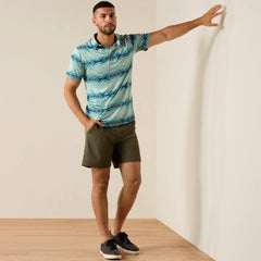 Ariat / All Over Print Heathered Classic Fit Polo