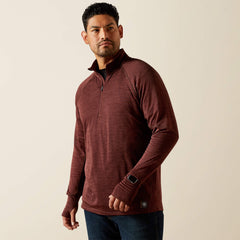 Ariat / Rebar Gridwork Baselayer 1/4 Zip T-Shirt