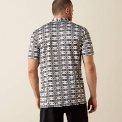 Ariat / All Over Print Fitted Polo