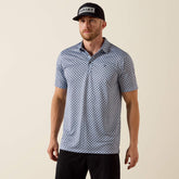 Ariat / All Over Print Fitted Polo