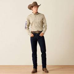 Ariat / Team Logo Lightweight Twill Classic Fit Shirt