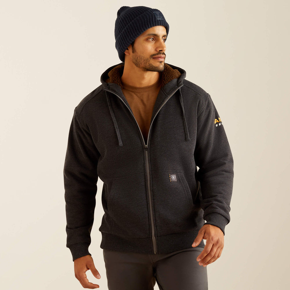 Ariat / Rebar All-Weather Sherpa-Lined Full Zip Hoodie