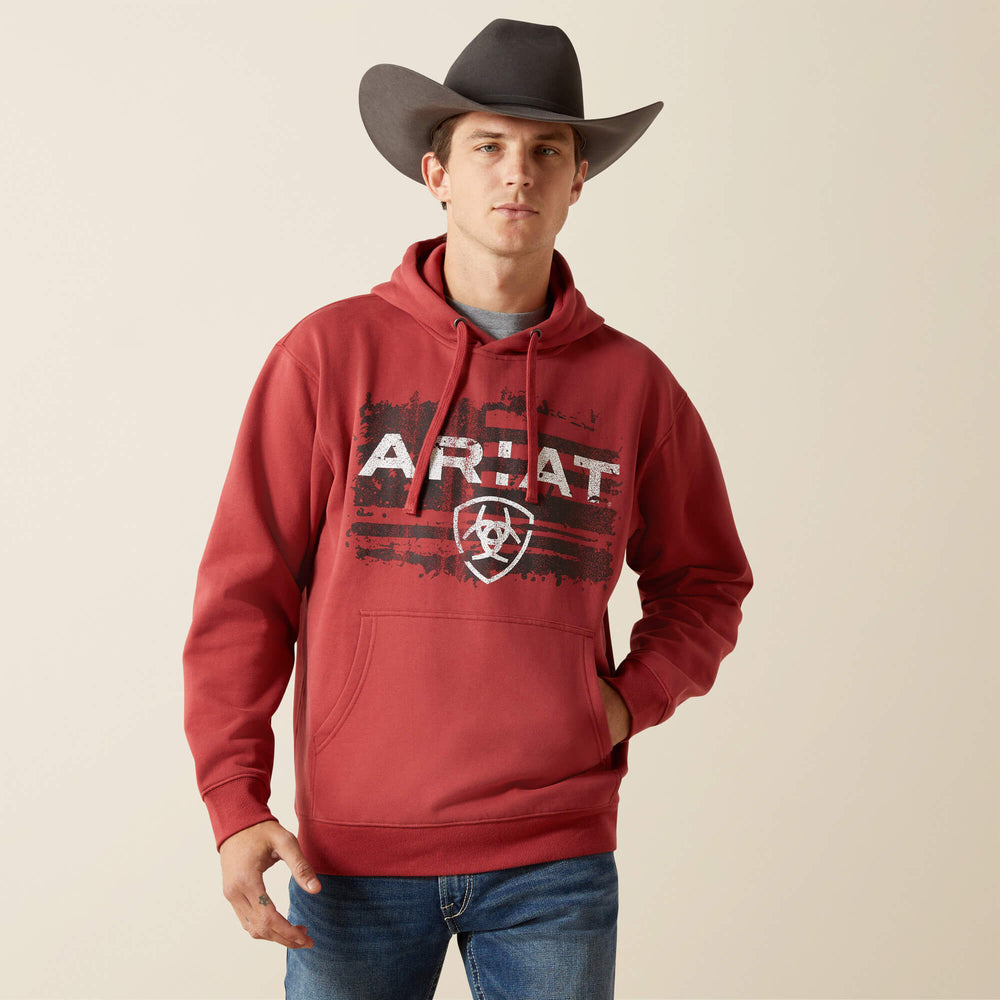 Ariat / Ariat Liquid Stamp Flag Hoodie