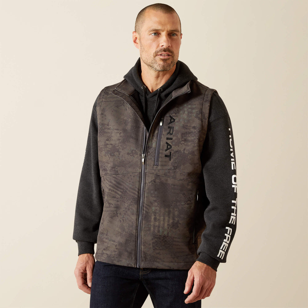 Ariat / Patriot Flag Softshell Vest