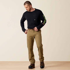 Ariat / Rebar M4 Low Rise DuraStretch Made Tough Double Front Stackable Straight Leg Pant