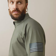 Ariat / FR Combat Stretch Patriot 1/4 Zip Work Shirt