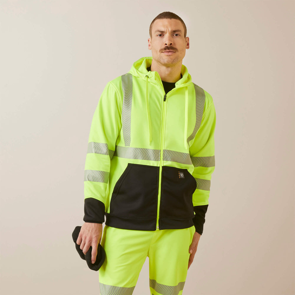 Ariat / Rebar WorkTek Hi-Vis Full Zip Hoodie