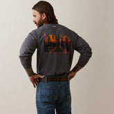 Ariat / FR Air Refinery Row Graphic Henley Top