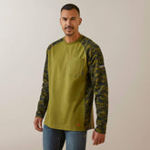 Ariat / FR AC Stretch Camo Baseball T-Shirt
