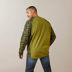 Ariat / FR AC Stretch Camo Baseball T-Shirt