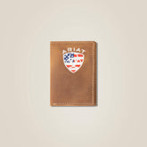 Ariat / Flag Shield Trifold Wallet