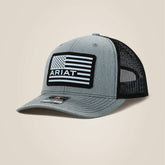 Ariat / Usa flag patch logo cap