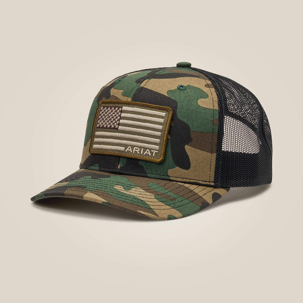 Ariat / Flag Patch Cap