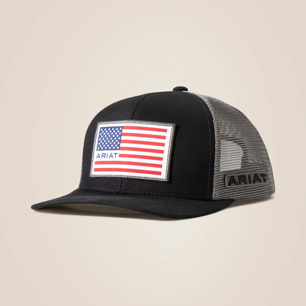 Ariat / Flag Logo Patch Cap