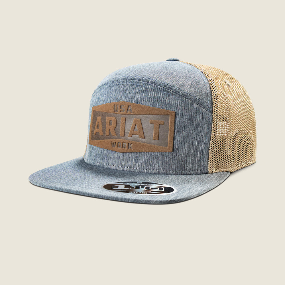 Ariat / Ariat Work Leather Badge Snapback Cap
