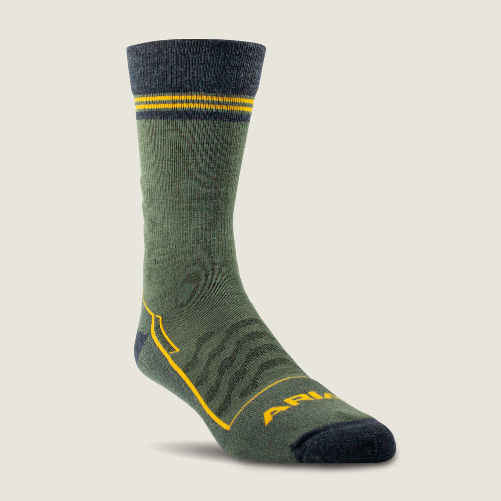 Ariat / Technical Merino Wool Blend Steel Toe Work Sock