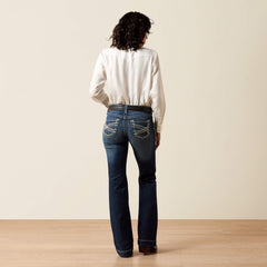 Ariat / Trouser Mid Rise Stretch Entwined Wide Leg Jean