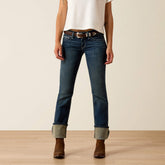 Ariat / R.E.A.L. Mid Rise Stretch Icon Stackable Straight Leg Jean