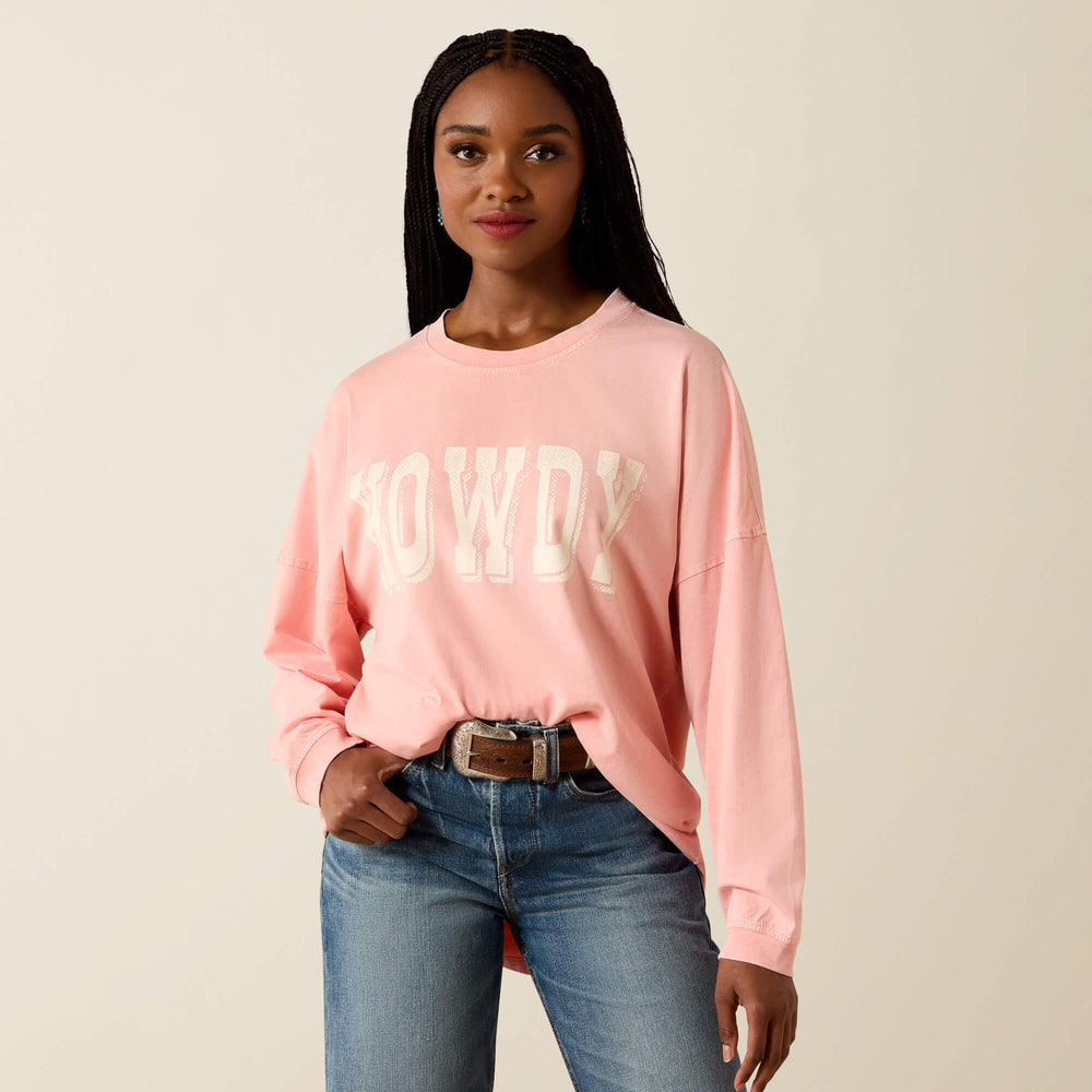 Ariat / Canvas Oversized Long Sleeve T-Shirt