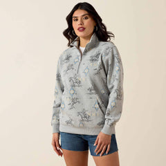 Ariat / Sapphire 1/2 Zip Sweatshirt