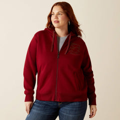 Ariat / Stitched Full Zip Hoodie