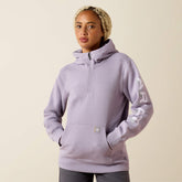 Ariat / Rebar Lightweight Logo 1/2 Zip Hoodie