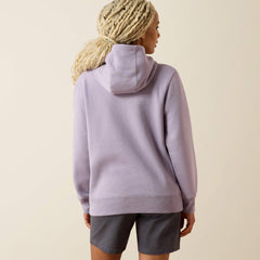 Ariat / Rebar Lightweight Logo 1/2 Zip Hoodie
