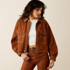 Ariat / Boxy Cropped Denim Jacket