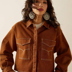 Ariat / Boxy Cropped Denim Jacket