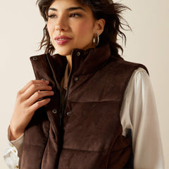 Ariat / Swirls Faux Leather Vest