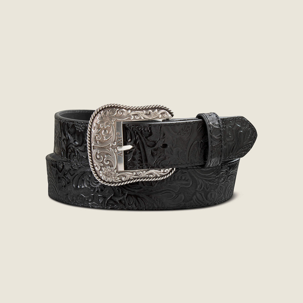 Ariat / Floral Embossed Rope Belt