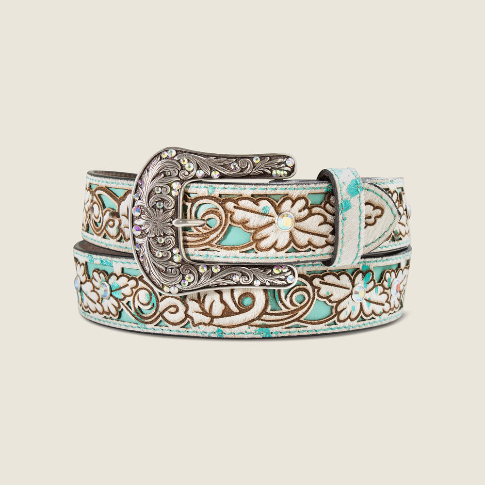 Ariat / Hair-On Floral Belt