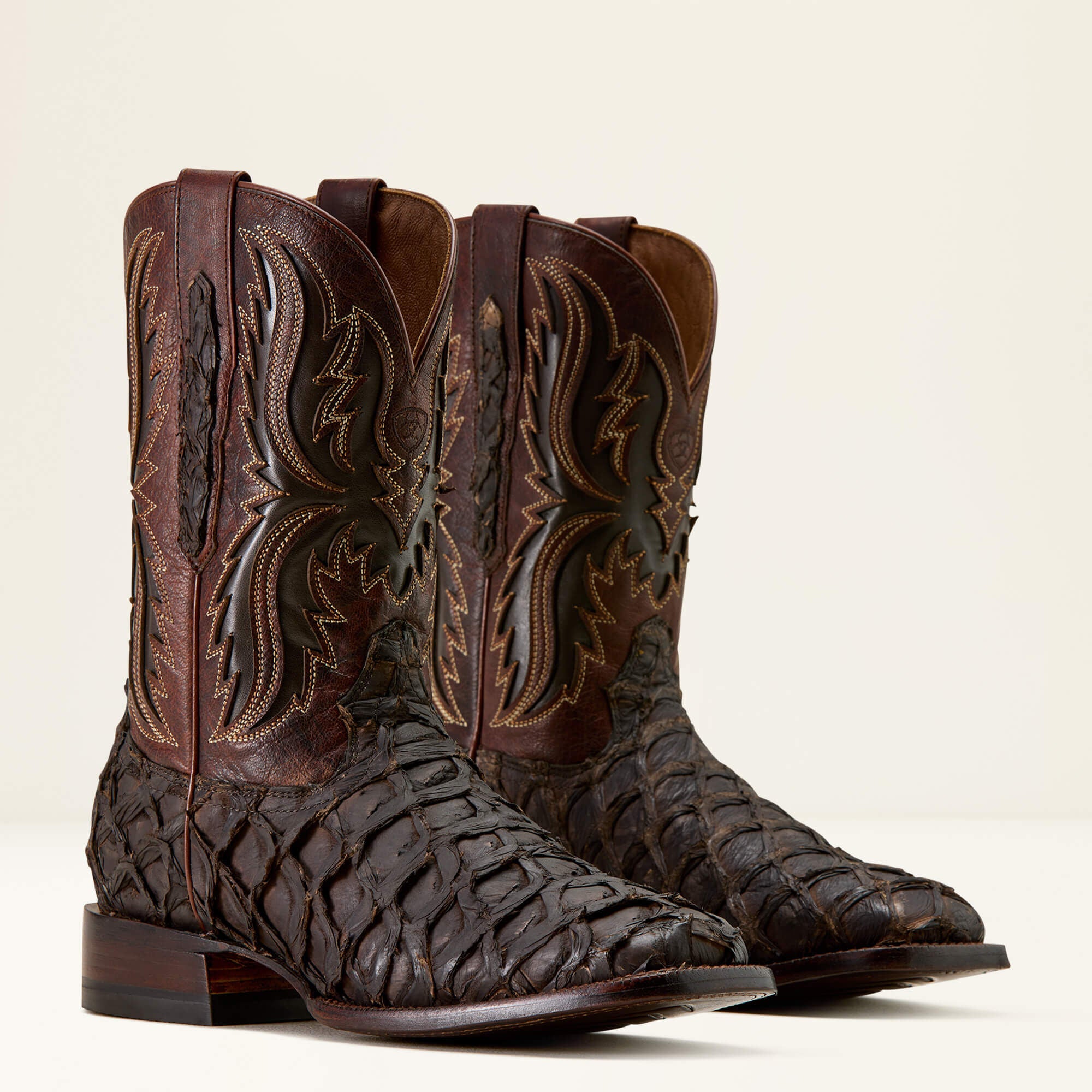 Ariat / Ashwood Wide Square Toe Cowboy Boot