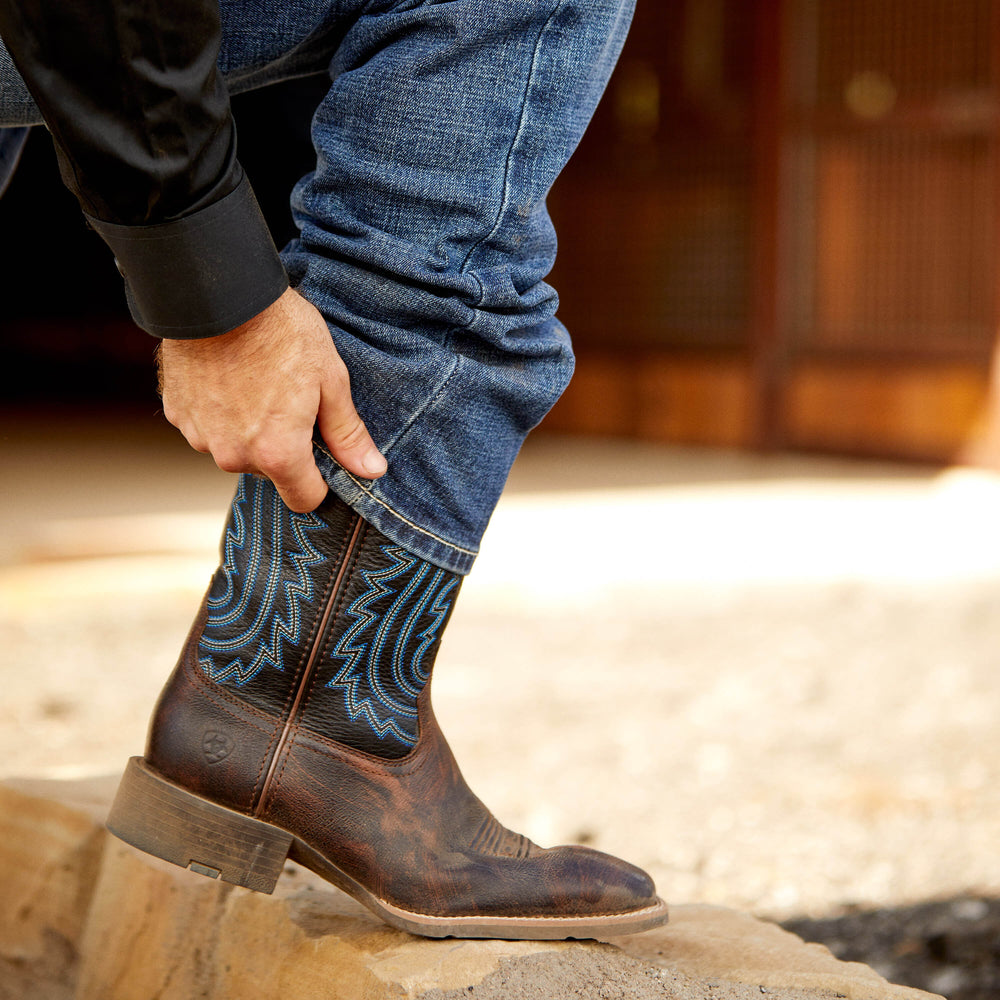 Ariat / Sport Big Country Wide Square Toe Cowboy Boot