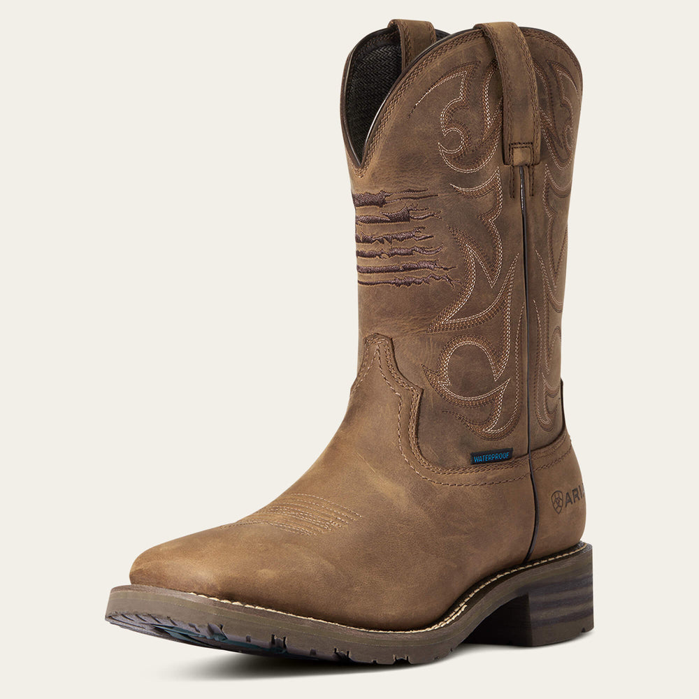 Ariat / Hybrid Patriot Waterproof Western Boot