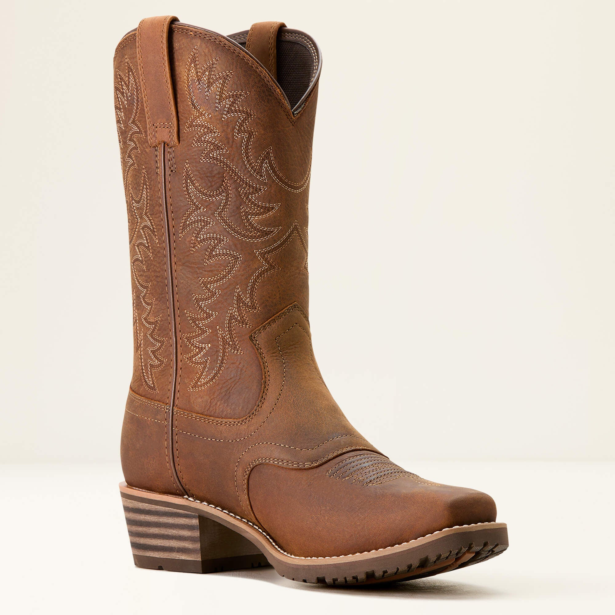 Ariat / Hybrid Roughstock Square Toe Waterproof Cowboy Boot