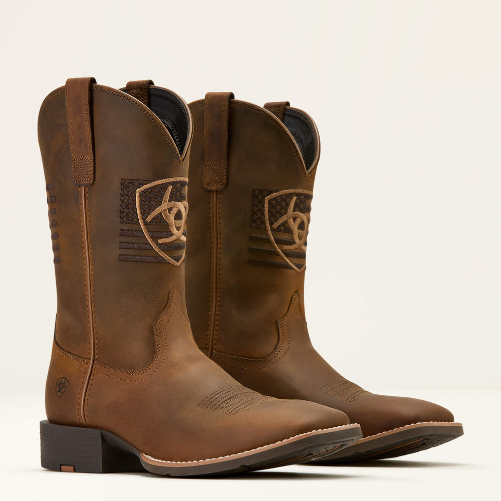 Ariat / Sport Freedom Wide Square Toe Cowboy Boot