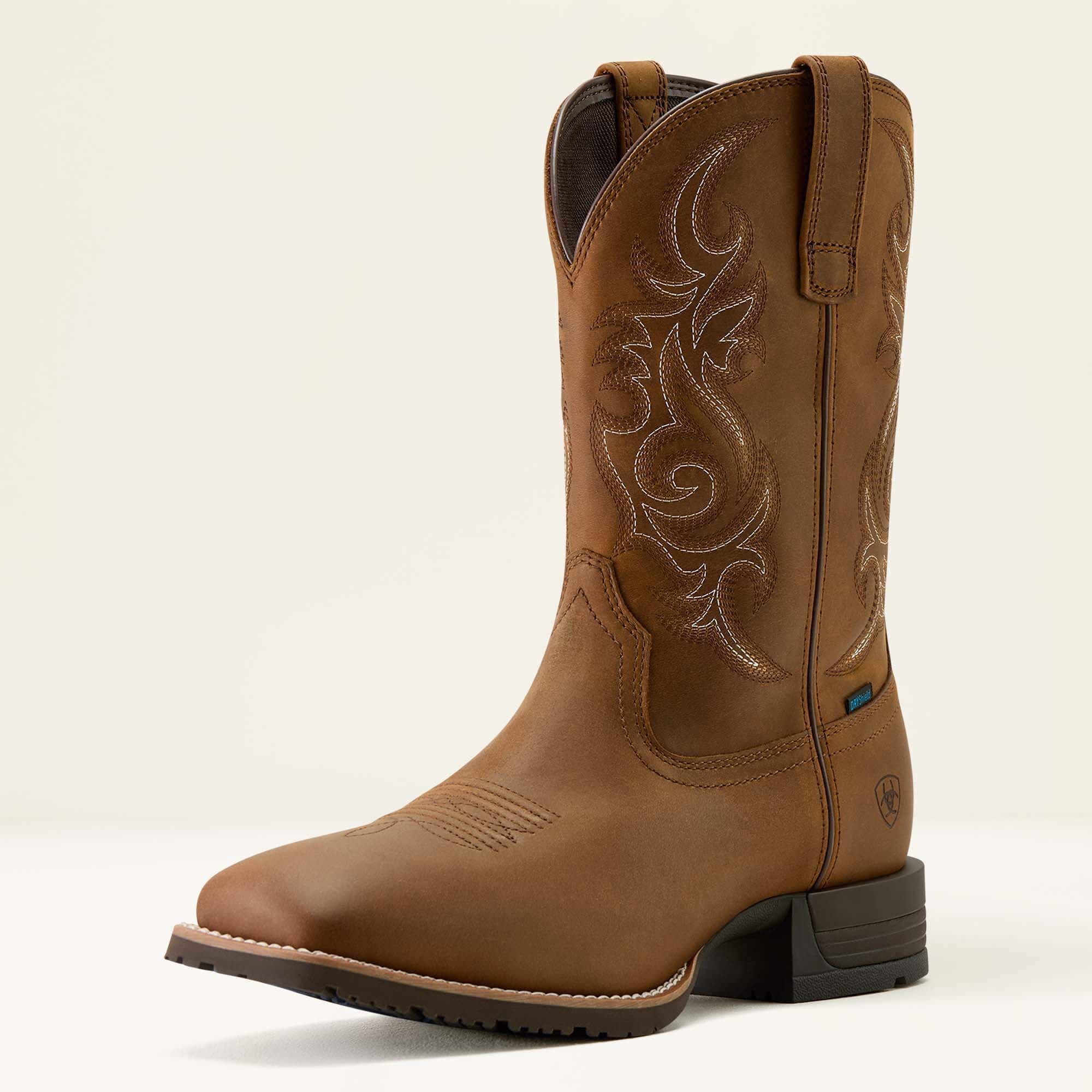 Ariat / Hybrid Ranchway Waterproof Wide Square Toe Cowboy Boot