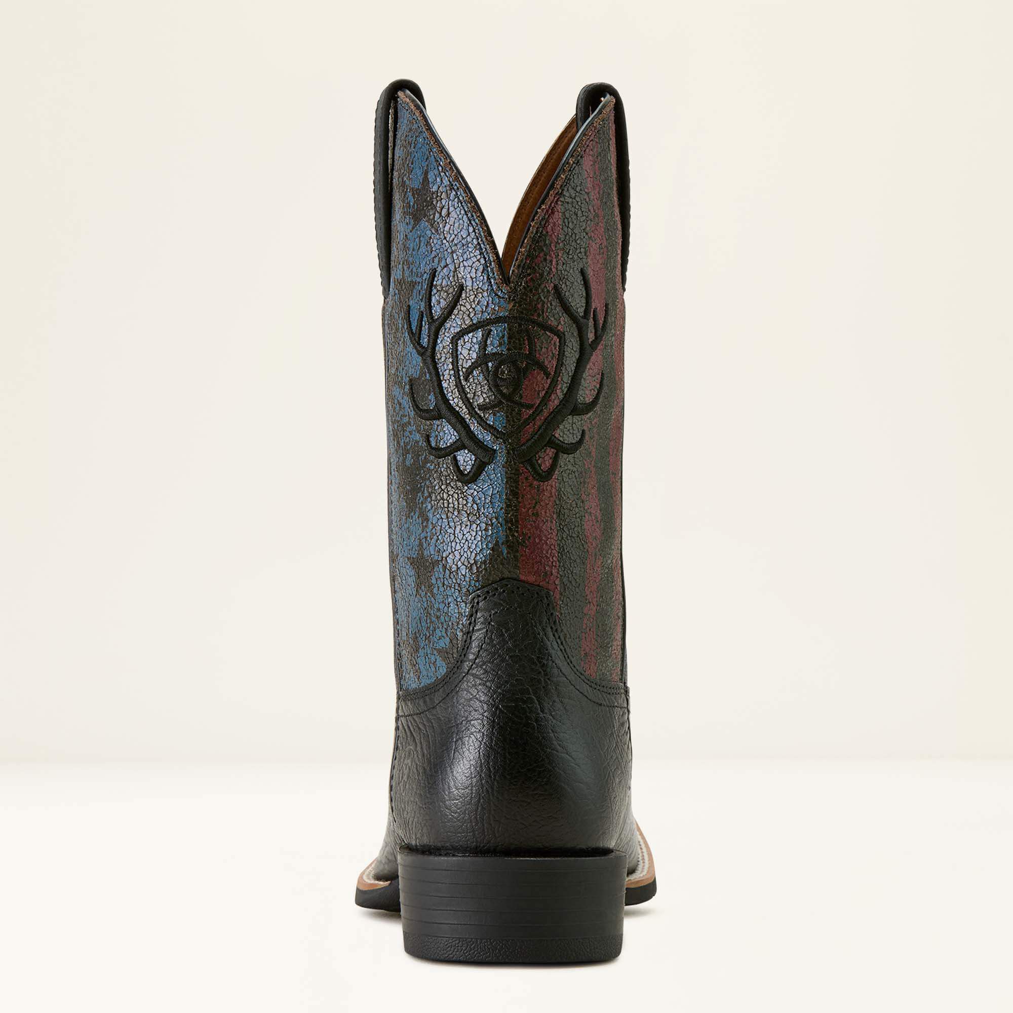 Ariat / Sport Liberty Antler Wide Square Toe Cowboy Boot