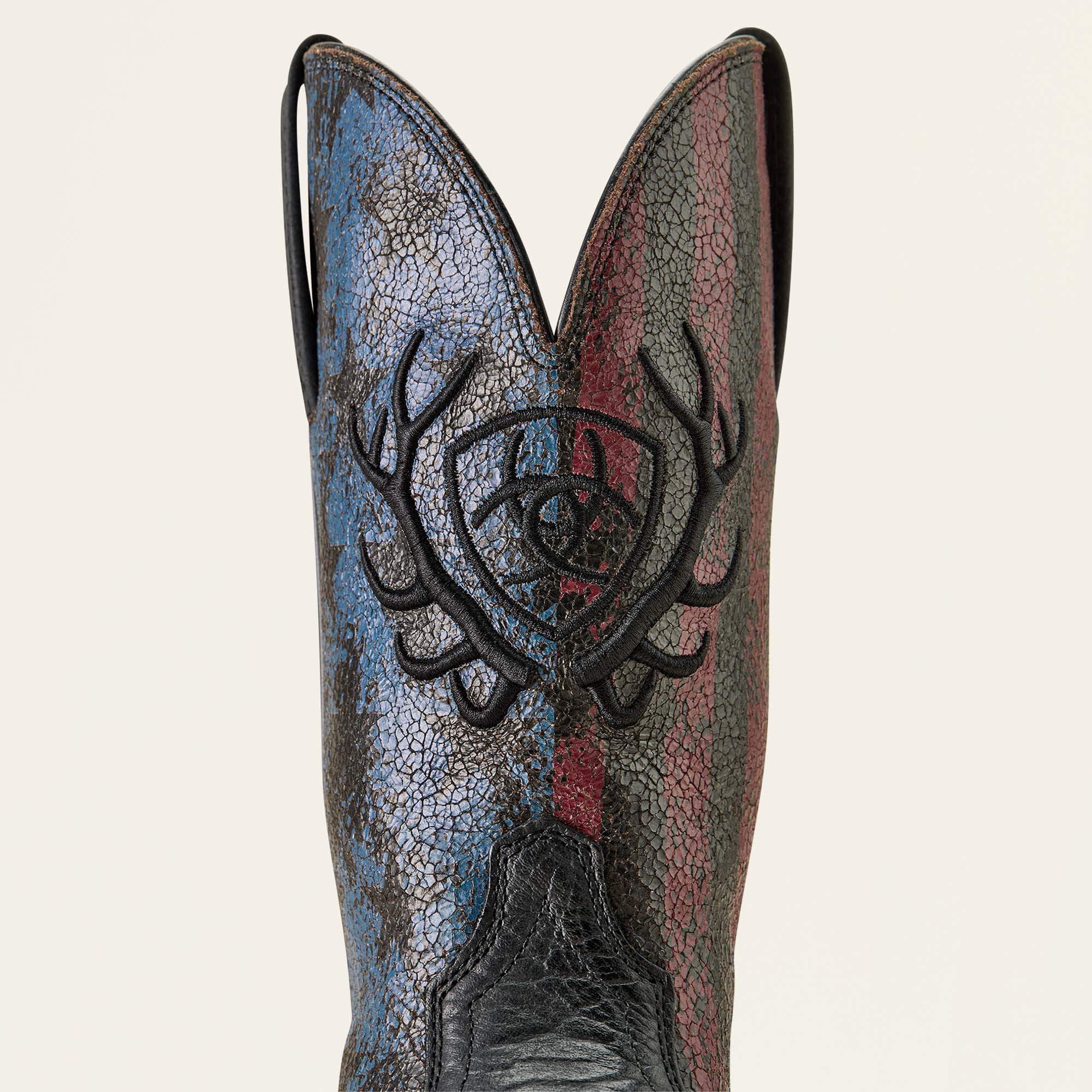 Ariat / Sport Liberty Antler Wide Square Toe Cowboy Boot