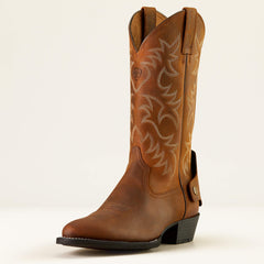 Ariat / Heritage R Toe EZ Zip Western Boot