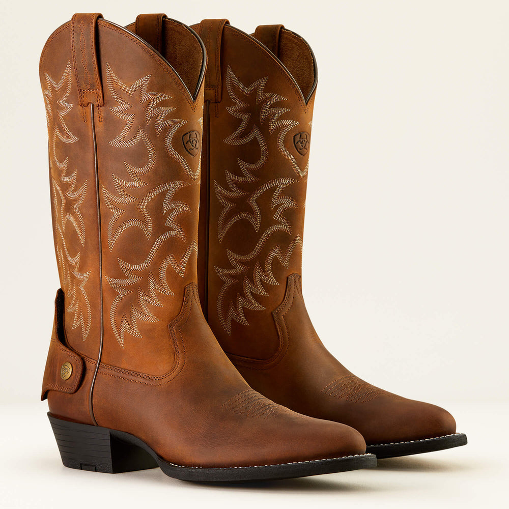 Ariat / Heritage R Toe EZ Zip Western Boot