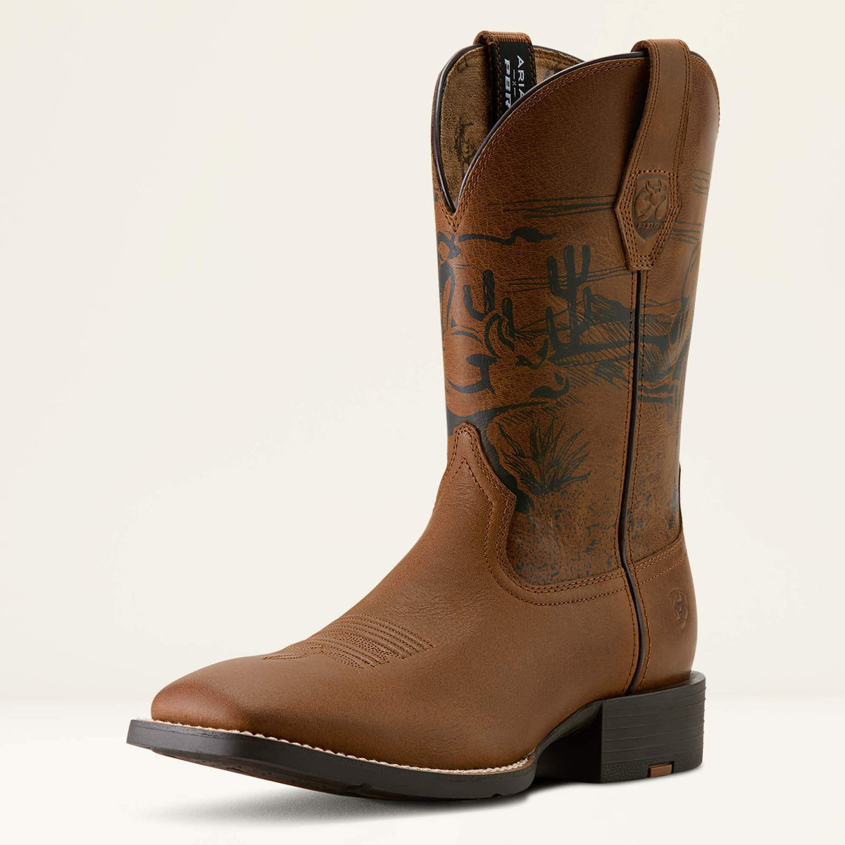 Ariat / Sport PBR Wide Square Toe Cowboy Boot
